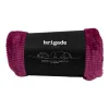 Ultra-soft Jacquard Fleece Blanket, Purple
