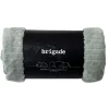 Ultra-soft Jacquard Fleece Blanket, Light Grey