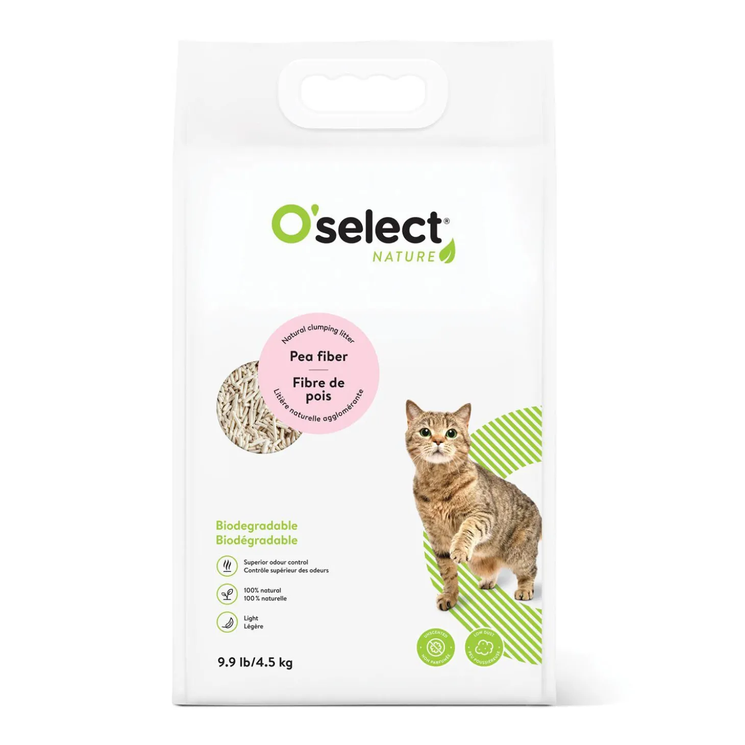 Unscented Pea Fiber Natural Clumping Litter, 4.5 kg
