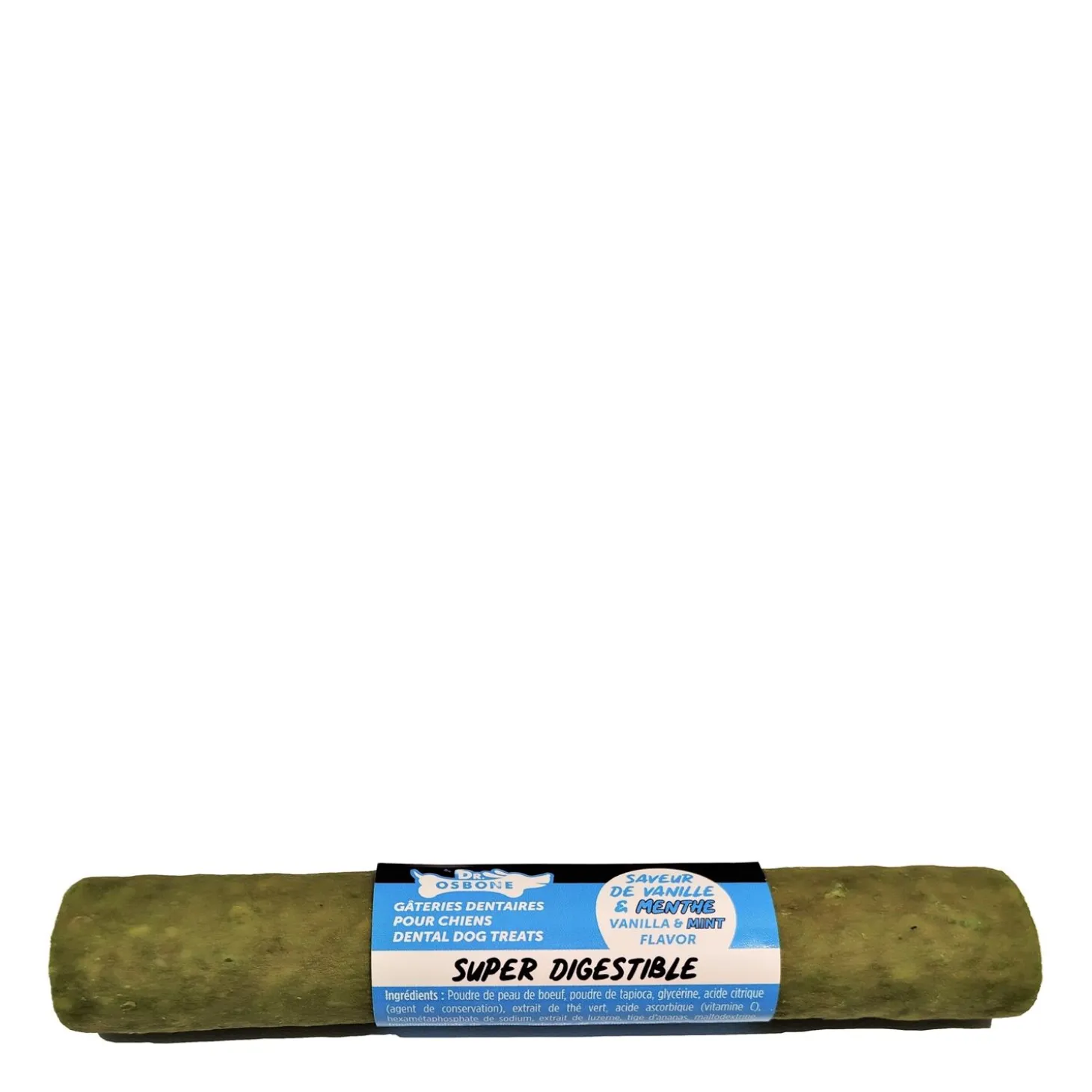 Vanilla and Mint Tube Dental Dog Treat, 22 cm