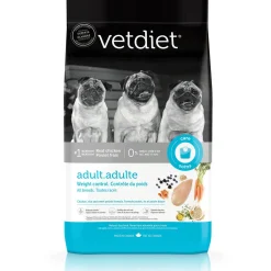 Weight control dry food for all breeds adult dog