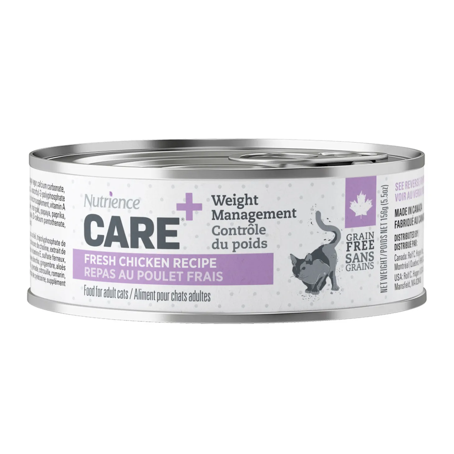 Weight management pâté for cats, fresh chicken
