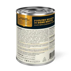 Wet Poultry Recipe in Bone Broth for Dogs, 363 g