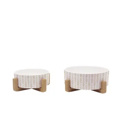 White Elevated Bowl