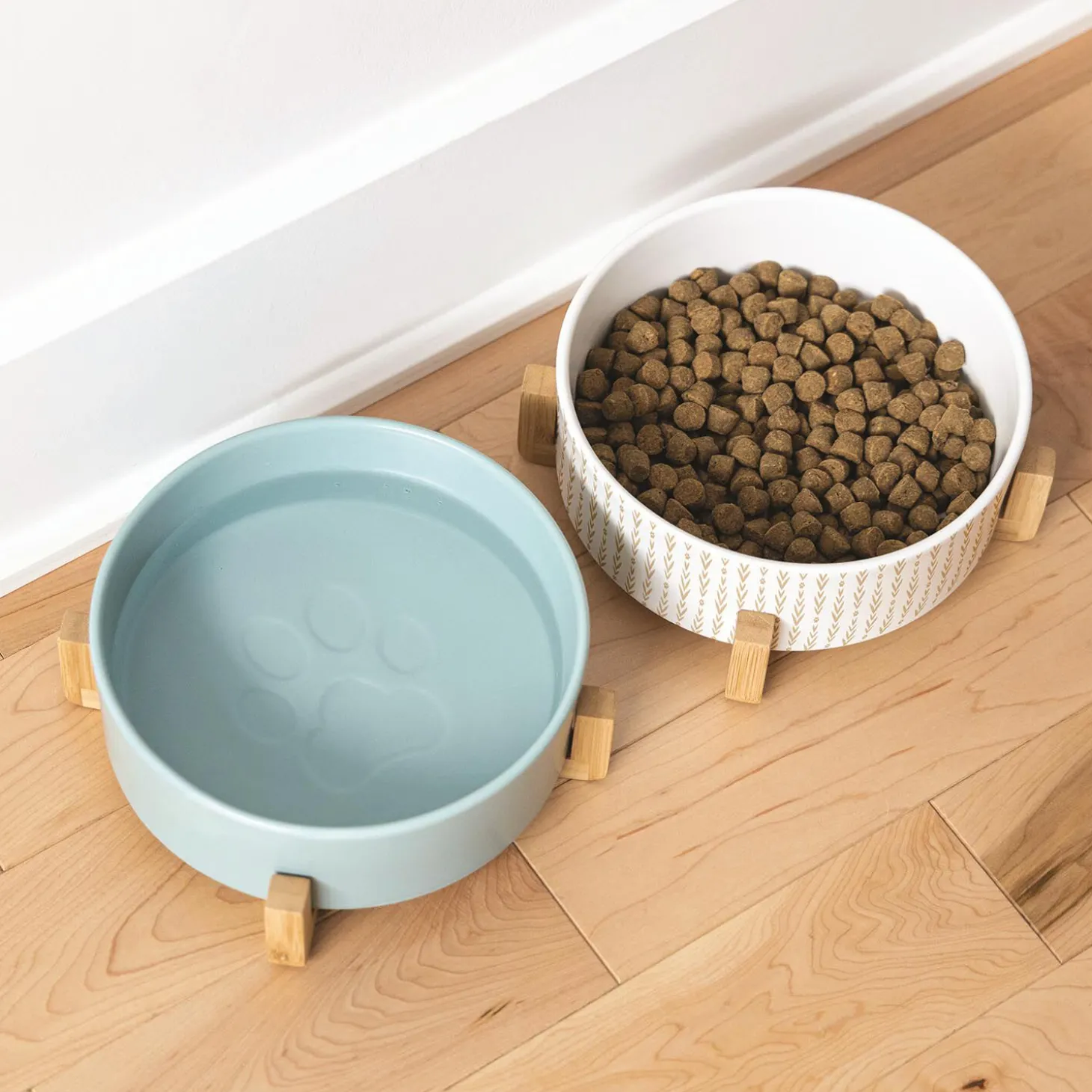 White Elevated Bowl