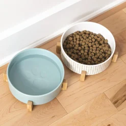 White Elevated Bowl