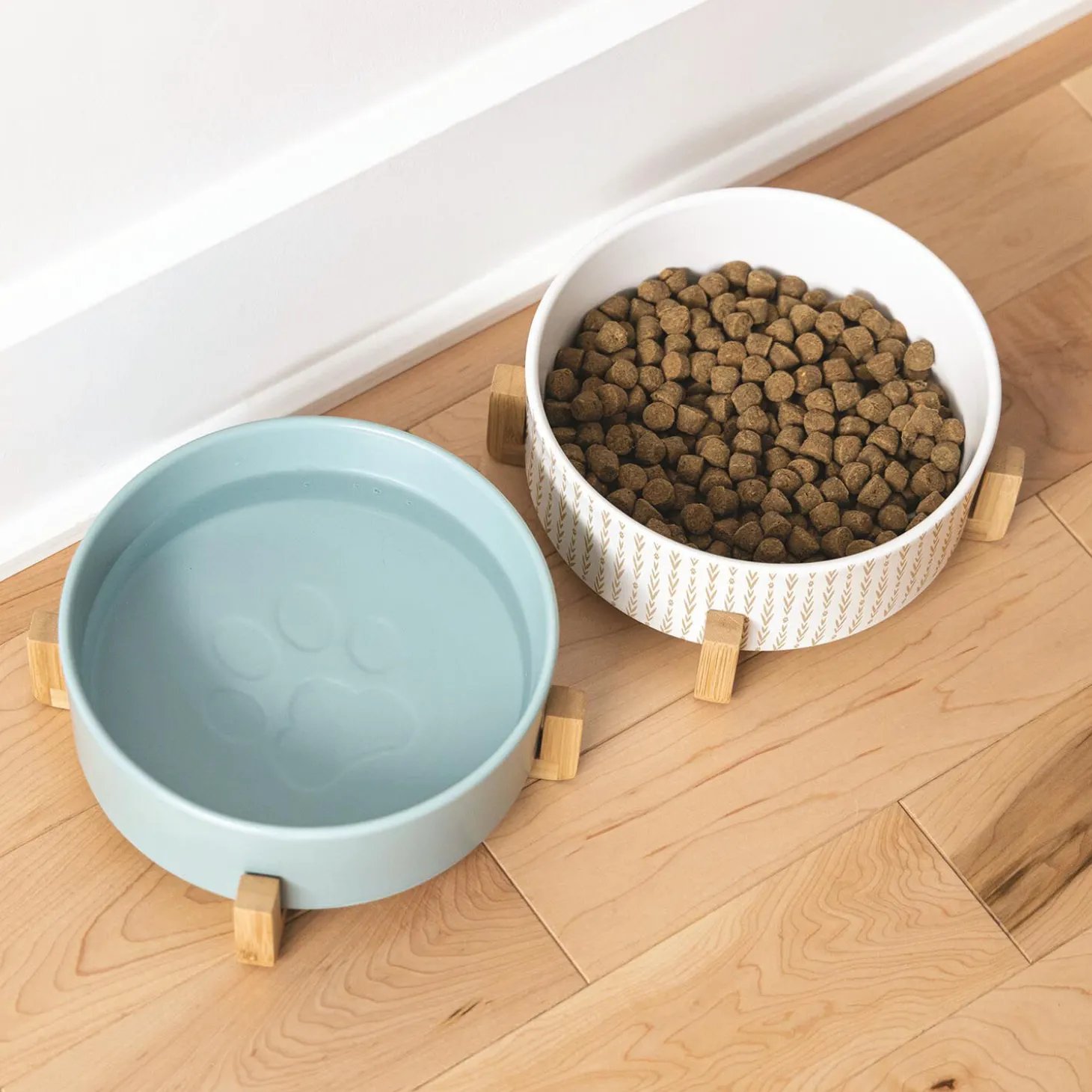 White Elevated Bowl