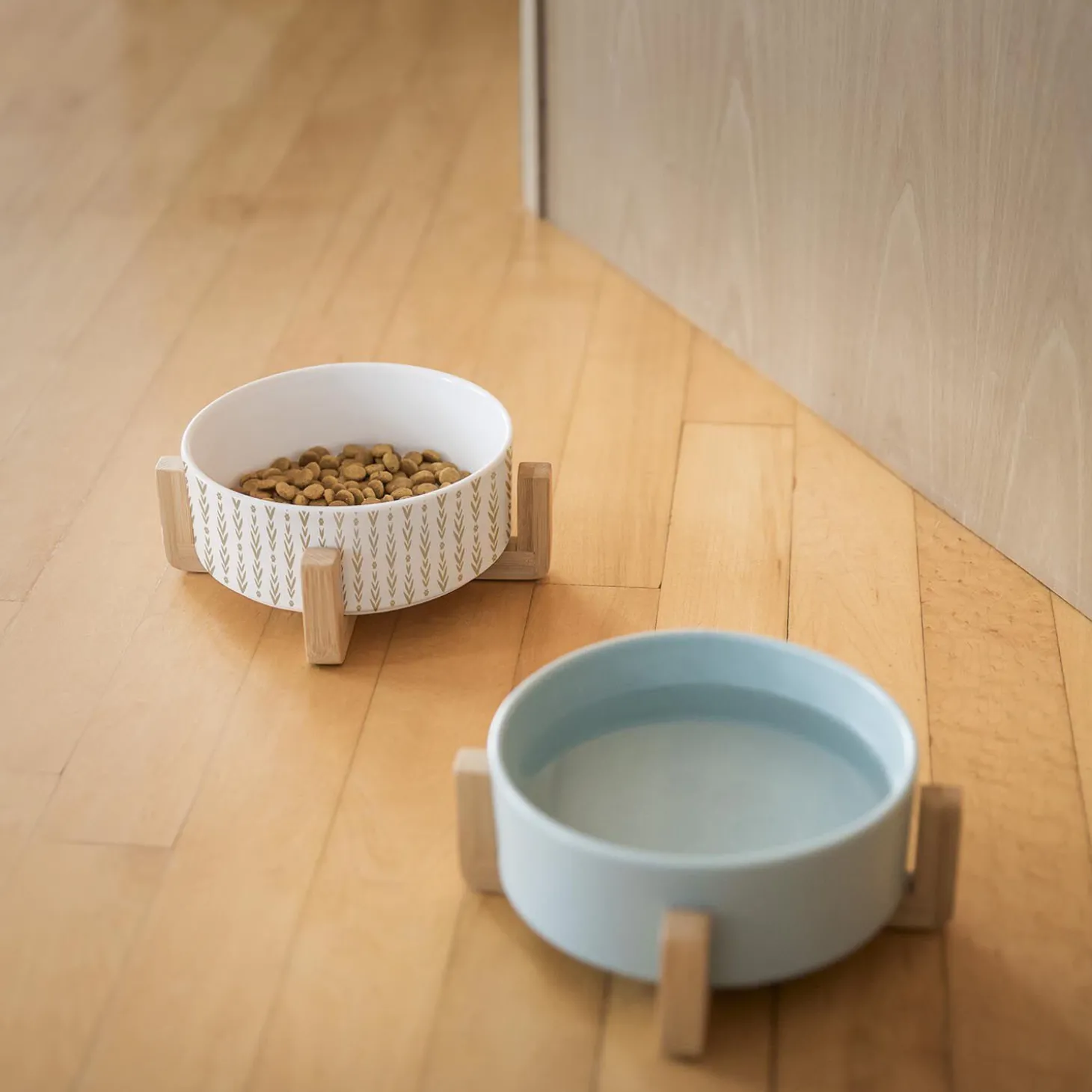 White Elevated Bowl