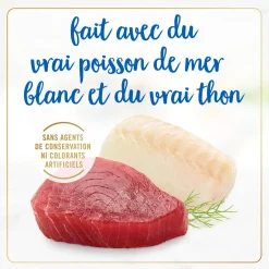 White fish and tuna wet food for adult cats