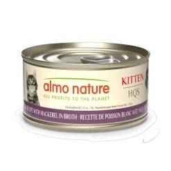 Whitefish with Mackerel in Broth Wet Food for Kittens