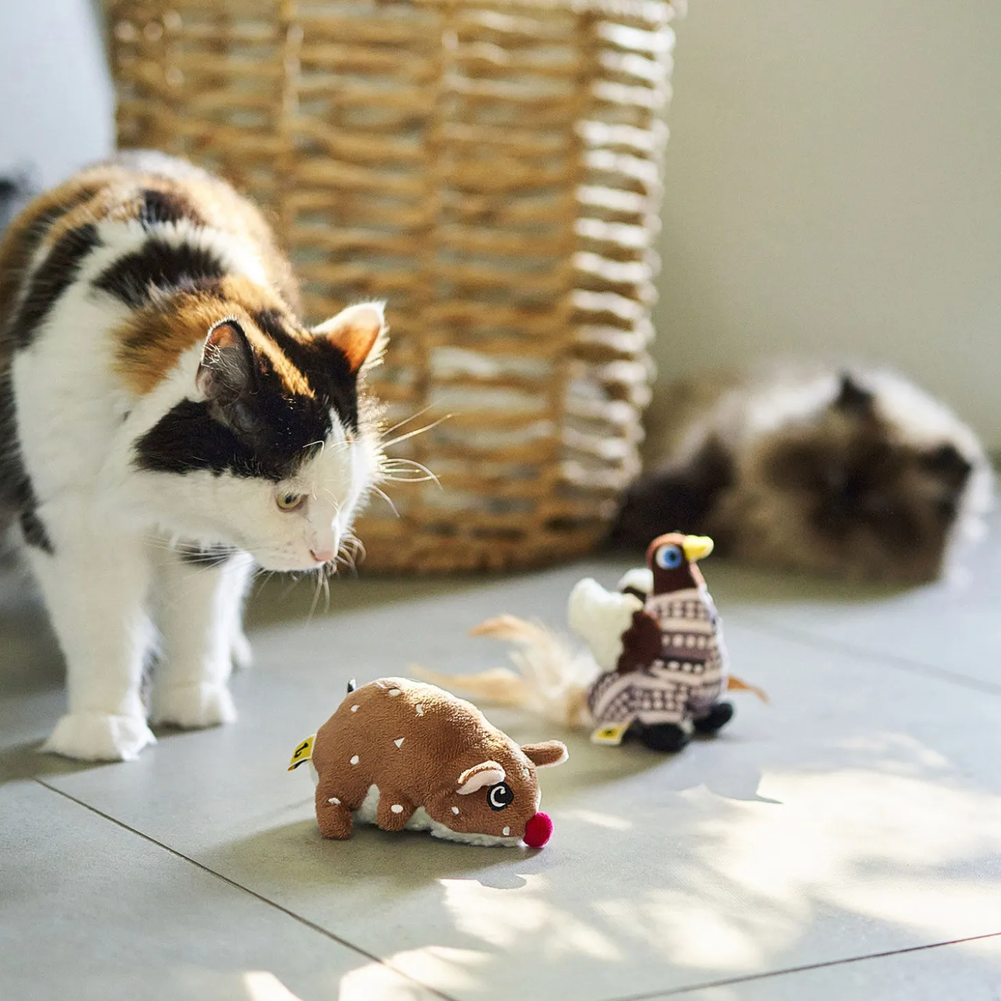 Winter Mouse Cat Plush