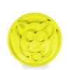 Yellow slow feeder for cat